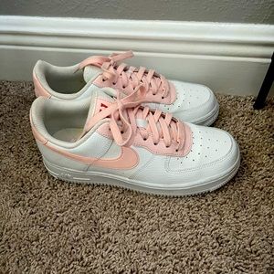 Nike Air Force 1 white/blush pink
